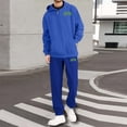 thumbnail image 2 of YUELONGHU Men Casual M Sweatshirts & Hoodies White Hoodie Men Men's and Women's Autumn and Winter Fashion Casual Letter Printed Sports Long Sleeved Hoodie Set Mens Hoodies Pullover Graphic Funny, 2 of 4