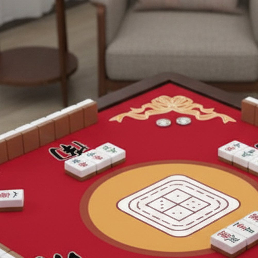 Slccxzc Mahjong Mat, Anti Slip and Noise Reduction Mahjong Table Cover Portable Game Mat for Mahjong, Poker, Card, Board & Tile Games