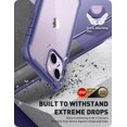 thumbnail image 4 of Funda i-Blason Ares Series a prueba de golpes para iPhone 13 de 6.1 pulgadas, color malva, 4 of 9