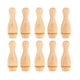 thumbnail image 2 of Kokiya 10 Pieces board Bowling Pin Portable Montessori Hardwood Fun Bowling Game, 2 of 9