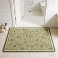 thumbnail image 2 of HOARBOEG Green Floral Moss Bath mat,Cute Moss Rug Bathroom, Tufted Bath Rugs, Non Slip, Absorbent, Washable Tufted Bath Rugs,Grass Bath mat for Bathroom, Home Decor, 15*23in, 2 of 6