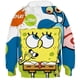 thumbnail image 2 of 2022 Children's Hoodie Printed Sweater New Fun Spongebob Squarepants Anime Theme Long Sleeve Shirts Boys And Girls Fashion Pocket Tops zhangyuxiang LED, 2 of 2