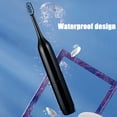 thumbnail image 5 of Ohufall Sonic Electric Toothbrush Low Noise Portable Smart Timer IPX7 Water Vibration Rechargeable Soft Adult Toothbrush, 5 of 5