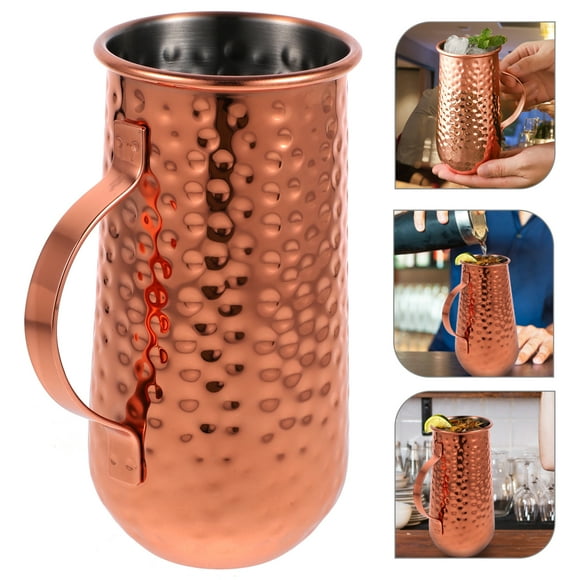 Copper Plated Coffee Mug Set of 2 Cold Beer Mugs Kitchen Essentials