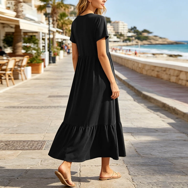 above ankle length dresses A Line/Princess V Neck 3/4 Sleeves Floral Mother of the Bride Navy Blue Our dresses exude sophistication African Print Maxi Skirt Sleeve__Long sleeve Color:Grey Pink