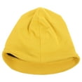 thumbnail image 4 of IBASETOY Yellow Cotton Chemo Hat for Women's, Long Hair Wrap for Home Use, Suitable for Sleeping and Hair Care, 4 of 8