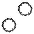thumbnail image 4 of Wosthever Placa de disco de diente de bielas para bicicleta, pernos 104BCD, encadenamiento de aluminio, cadena para deportes al aire libre, Type4 NO4, 4 of 6