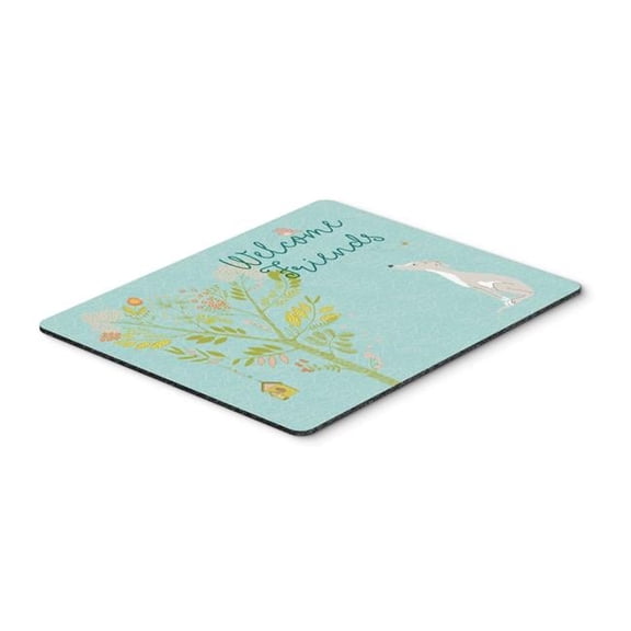 Carolines Treasures  Welcome Friends Italian Greyhound Mouse Pad - Hot Pad or Trivet