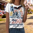 thumbnail image 2 of vigerkar USA US Flag Patriotic 4th of July America T-Shirt (Yellow, XXL), 2 of 4