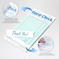 25 Pack Guest Check Books, Server Note Pads for Restaurant, Green ...