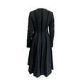 thumbnail image 2 of TIMO WEILAND Women's Double Breasted Pleated Coat Sz Small Black, 2 of 2