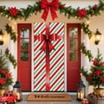 thumbnail image 6 of Merry Christmas Door Cover 35x71 Christmas Gift Box Present Hanging Banner Decoration Winter Holiday Bow Window Door Cover, 6 of 7