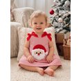 thumbnail image 6 of Toddler Baby Girl Christmas Dress Santa Claus/Gingerbread/Merry Dress Fall Clothes, 6 of 7