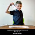 thumbnail image 2 of Tarjetas didácticas de adición de Think Tank Scholar - 150 hechos 1-12 - Tarjetas didácticas de matemáticas galardonadas para niños pequeños de 2 a 4 años - Niños de 4 a 8 años en jardín de infantes,, 2 of 5
