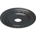 thumbnail image 3 of Ekena Millwork 17 7/8"OD x 3 5/8"ID x 1 1/4"P Dublin Ceiling Medallion (Fits Canopies up to 5 1/8"), Hand-Painted Pewter, 3 of 6