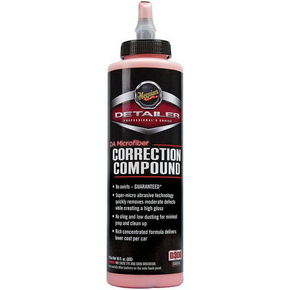 Meguiars D30016 DA Microfiber Correction Compound - 16 Oz.