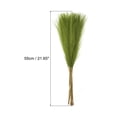 thumbnail image 2 of Uxcell 12Pcs Hierba Pampas Falsa 21" Pampas Falsas para Decoración de Bodas Verde Hierba, 2 of 7
