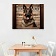 thumbnail image 2 of JRXY  I Am Your Friend Your Partner Your German Shepherd Wall Art Funny Dog Canvas Prints Artwork Vintage Pictures Paintings on Canvas Wall Decor for Home Kitchen Bathroom Funny Dog Gift 16x12in, 2 of 4
