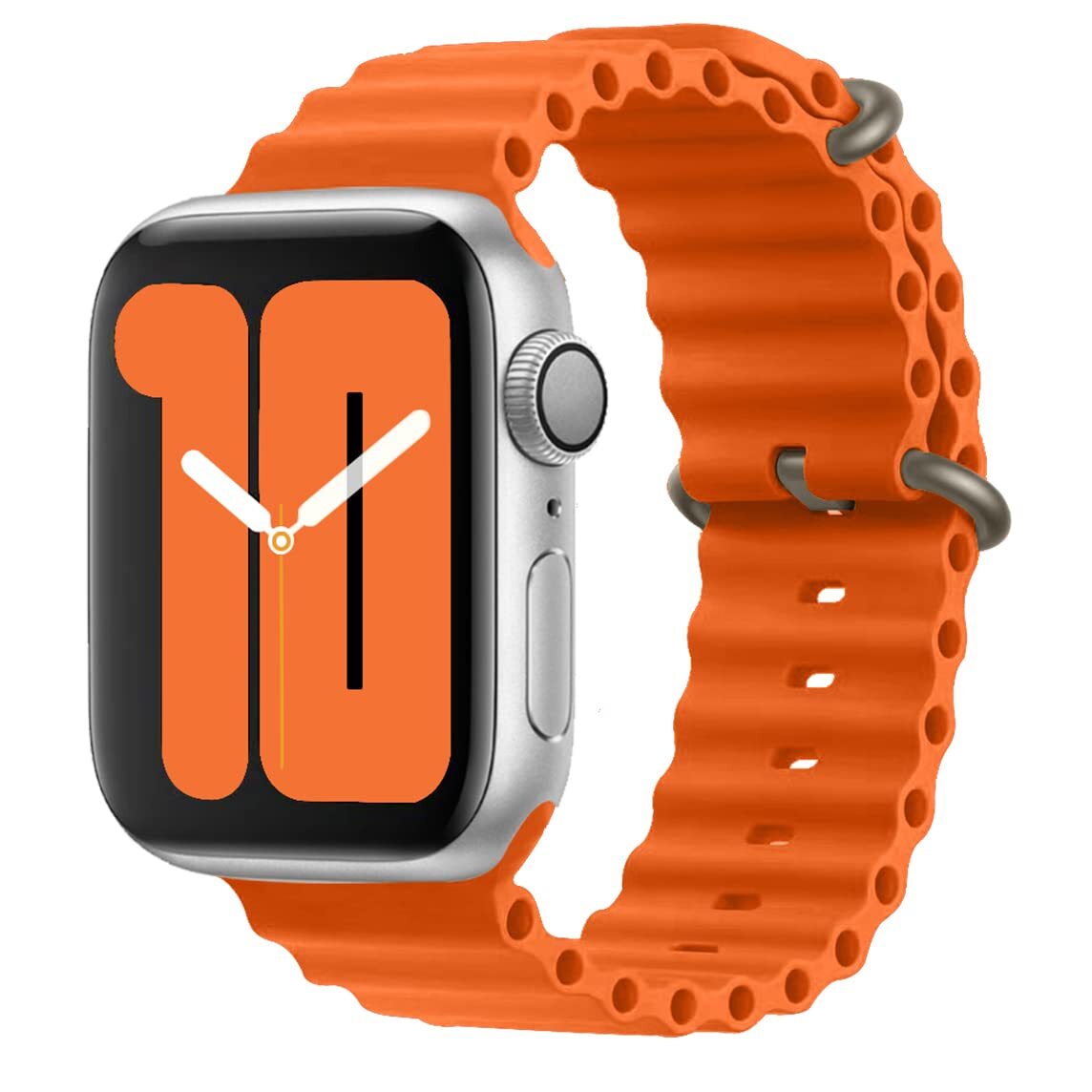 Silicone Strap Compatible with Apple Watch Ultra Series 8 7 6 5 SE