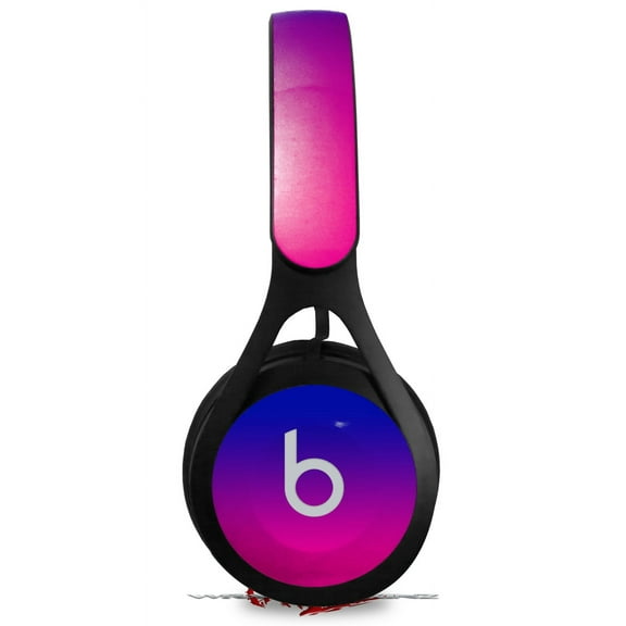 Skin Decal Wrap for Beats EP Smooth Fades Hot Pink Blue HEADPHONES NOT INCLUDED