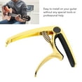 thumbnail image 4 of Capo Guitare Électrique Réglable Capo Guitare Ressort Tension Accessoires pour Ukulélé Électrique Basse, 4 of 7