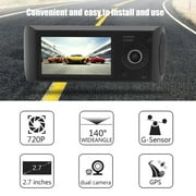 Double Lens Vehicle Video Recording High Definition G-Sensor Camera Recorder
