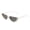White, variant on Rhinestone Half Frame Sunglasses For Women With Diamonds UV400 Protection Vintage Style