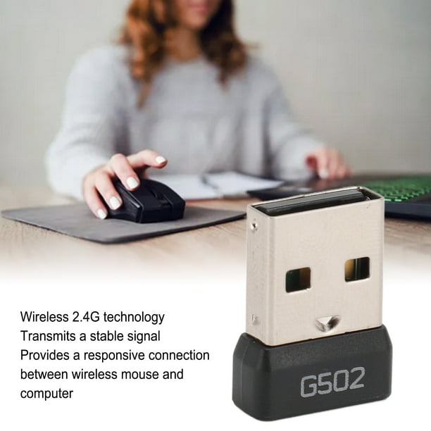 Adaptador USB Para Mouse Inalambrico Plug And Play Portatil Reemplazo De Senal Estable Receptor USB Inalambrico Con Alfombrilla Para Mouse Para Mouse Inalambrico Walmart en linea