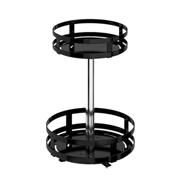 Organisateur d'Épices pour Armoire, Comptoir, Garde-Manger, Étagère de Rangement de Cuisine à 2 Niveaux Antidérapante en Acier Inoxydable