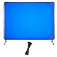thumbnail image 1 of KFFKFF Welding Screen with Frame, 6 x 8 FT Welding Curtain Screen, Flame-Resistant Vinyl Safety Protection Screens with Lockable Swivel Wheels & 6-Level UV Protection, Blue, 1 of 9