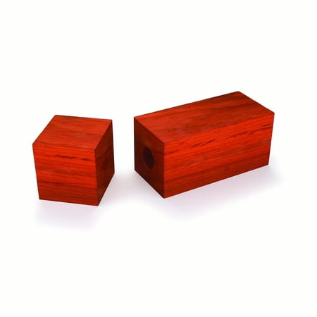 Woodcraft Pre-Drilled Padauk Pepper Mill Blank 3" X 3" X 9" 1-Piece