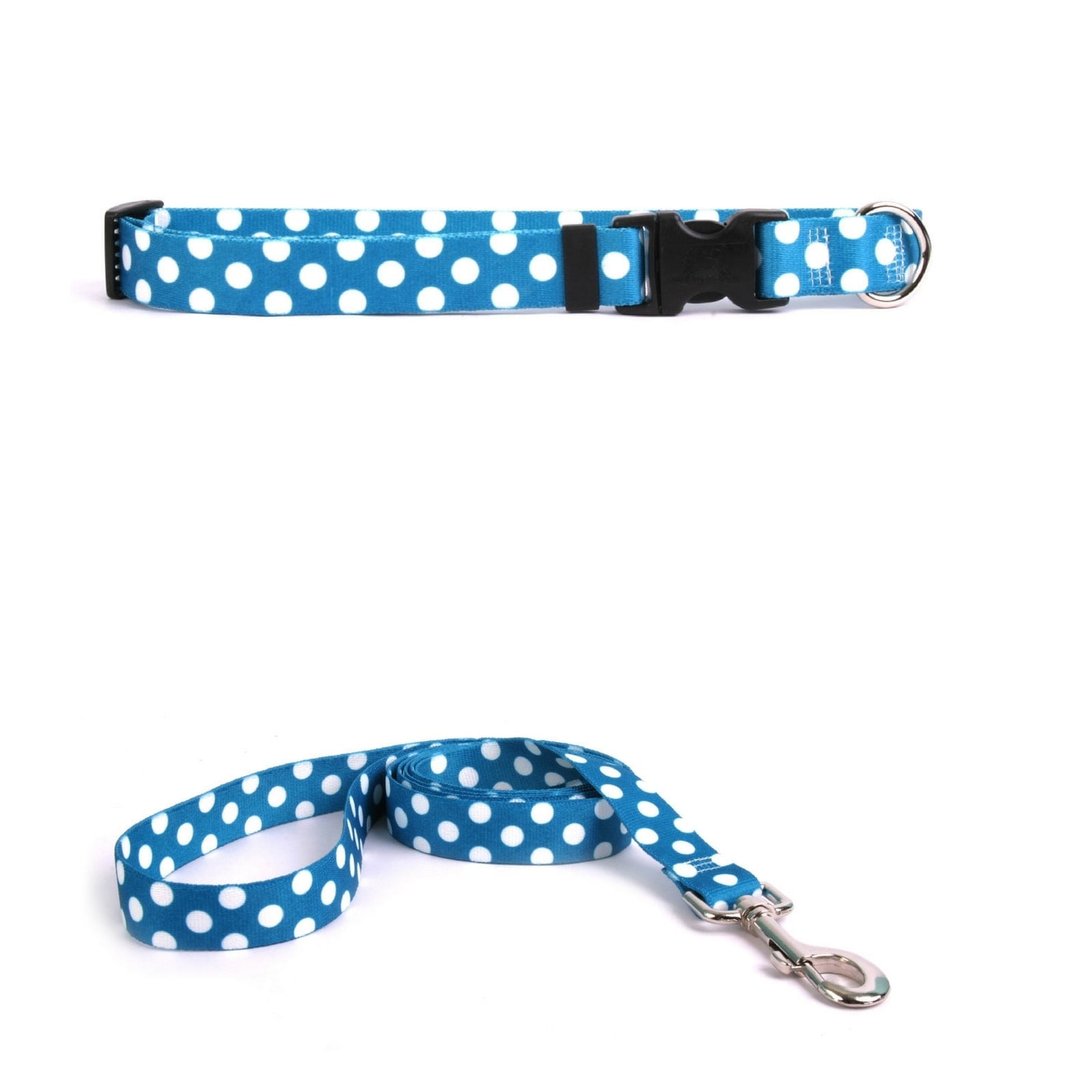 Hallloween Polka Dot Small Adjustable Dog Collar 10"-14" by Yellow Dog Design 