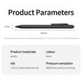 thumbnail image 2 of PABLET TOUCH PEN EMR para 2 Notable Con Eraser Tilt 4096 Sensibilidad Rechazo Palma Puntas Bolígrafo La Tableta Galaxy/Wacom Y Otros, 2 of 9