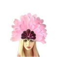 thumbnail image 1 of Sombreros de mujer para carnaval, accesorios de rol, flores desmontables, sombrero de moda, protector facial de poliéster para mujer, 1 of 3