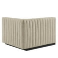 thumbnail image 4 of Conjure Channel Tufted Upholstered Fabric Right-Arm Chair, 4 of 6