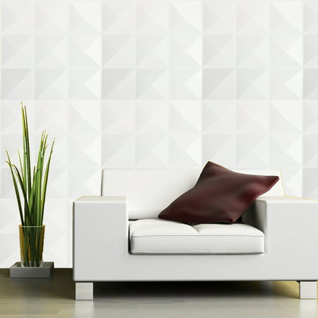 12Pcs 32sqft 3D Wall Brick Wallpaper Textured Design Board Sticker for DIY Home Decal Bedrooms Living Rooms Restaurants Coffee