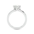 thumbnail image 2 of IGI Certified 1 Carat Princess Shape Lab Grown Diamond Engagement Ring | 14K White Gold | Seraphina Twist Prongs Solitaire Diamond Ring | FG-VS1-VS2 Quality Friendly Diamonds, 2 of 6