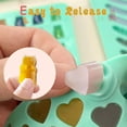 thumbnail image 3 of Gummy Bear Molds Silicone, Nonstick Gummy Chocolate Candy Molds with Droppers for Filling, Includes Bear, Worm, Dinosaur, Donut and Heart, 3 of 4