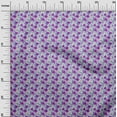 thumbnail image 3 of oneOone Cotton Cambric Purple Fabric Watercolor Floral Diy Clothing Quilting Fabric Print Fabric By Yard 42 Inch Wide-aA, 3 of 5