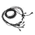 thumbnail image 2 of 5PCS 3pin  Receiver Cable Heat  Stable Sound Transmission  Receiver Cord Black 29.5in, 2 of 8