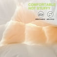 thumbnail image 4 of Kasentex Warm Premium White Goose Down Comforter - All Season - 100% Cotton Fabric, Hypoallergenic, Duvet Insert w/Green Piped Edge, White, King Size, 4 of 6