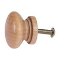 thumbnail image 5 of WRISTBIQUE 20Pcs Bamboo Circular Cabinet Hardware Drawer Pull for Hotel Use Small Round Knobs 1.1x0.9x1in, 5 of 8