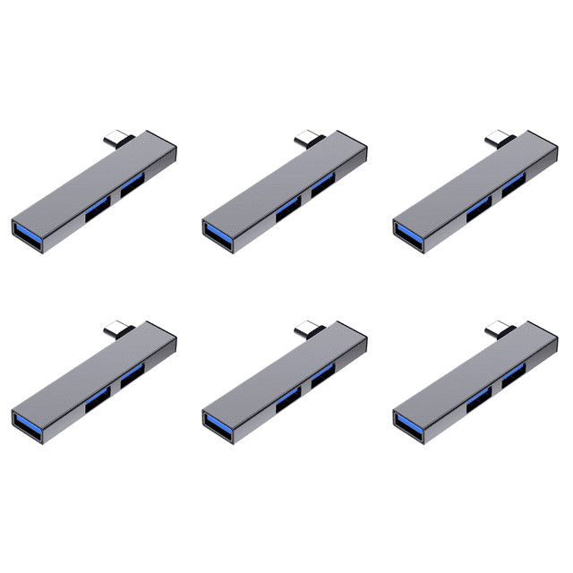 DQrwqpou Base Expansión OTG HUB USB 3 en 1 Tipo C HUB para PC Portátil (tipo C A 3USB)