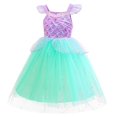 thumbnail image 2 of Little Girls Princess Dress Birthday Party Dress Halloween Cosplay Outfits for Kids 3-8 Years, 2 of 8