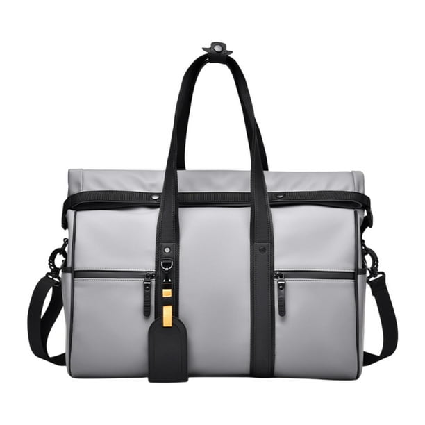 Hombres Commute Handbag Crossbody Pack Ligero impermeable moderno multifuncional moderno Gris