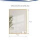 thumbnail image 4 of ESPEJO RECTANGULAR CON MARCO DE ALUMINIO COLOR NEGRO MATE DE 60X80CM, MARCA GRAVITA, 4 of 8