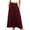 Wine#skirts for women#24, variant on Hesxuno Women's Tiered Maxi Skirt High Waist Flowy Skirts with Pockets Casual Solid Color Long Skirts Summer Boho Vacation Holiday Skirts Yellow XXL