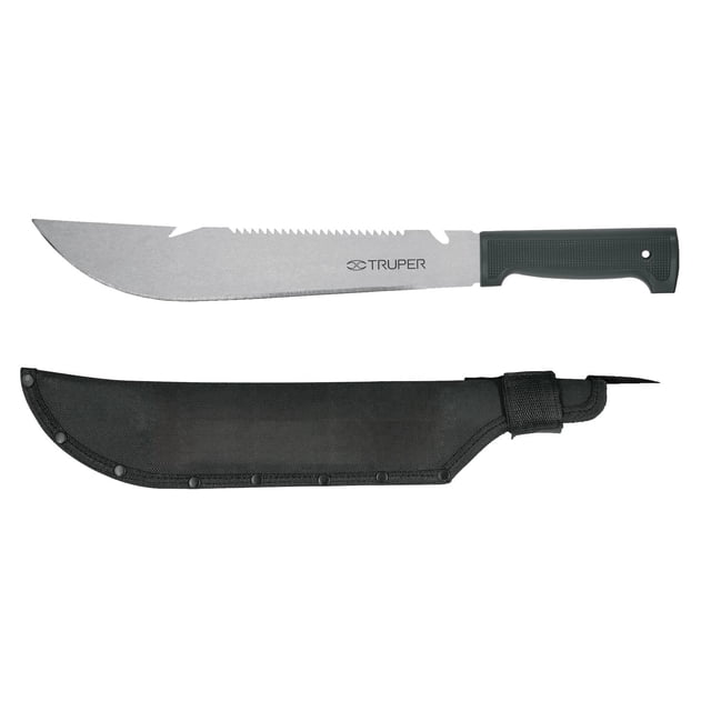 Machete Tipo Rambo 12' Cacha Negra Truper Truper T-460-12XB