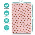 thumbnail image 5 of Kawaii Fruit Dog Mat - Non-Slip Waterproof Pet Feeding Mat with Strawberry Lover Theme, 5 of 6