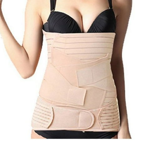 3 in 1 Strip Postpartum Recovery Belt Belly and Waist and Pelvis Body Slimming Shape Belt - Size (Best Postpartum Body Shaper)